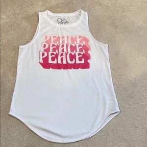 Peace tank top